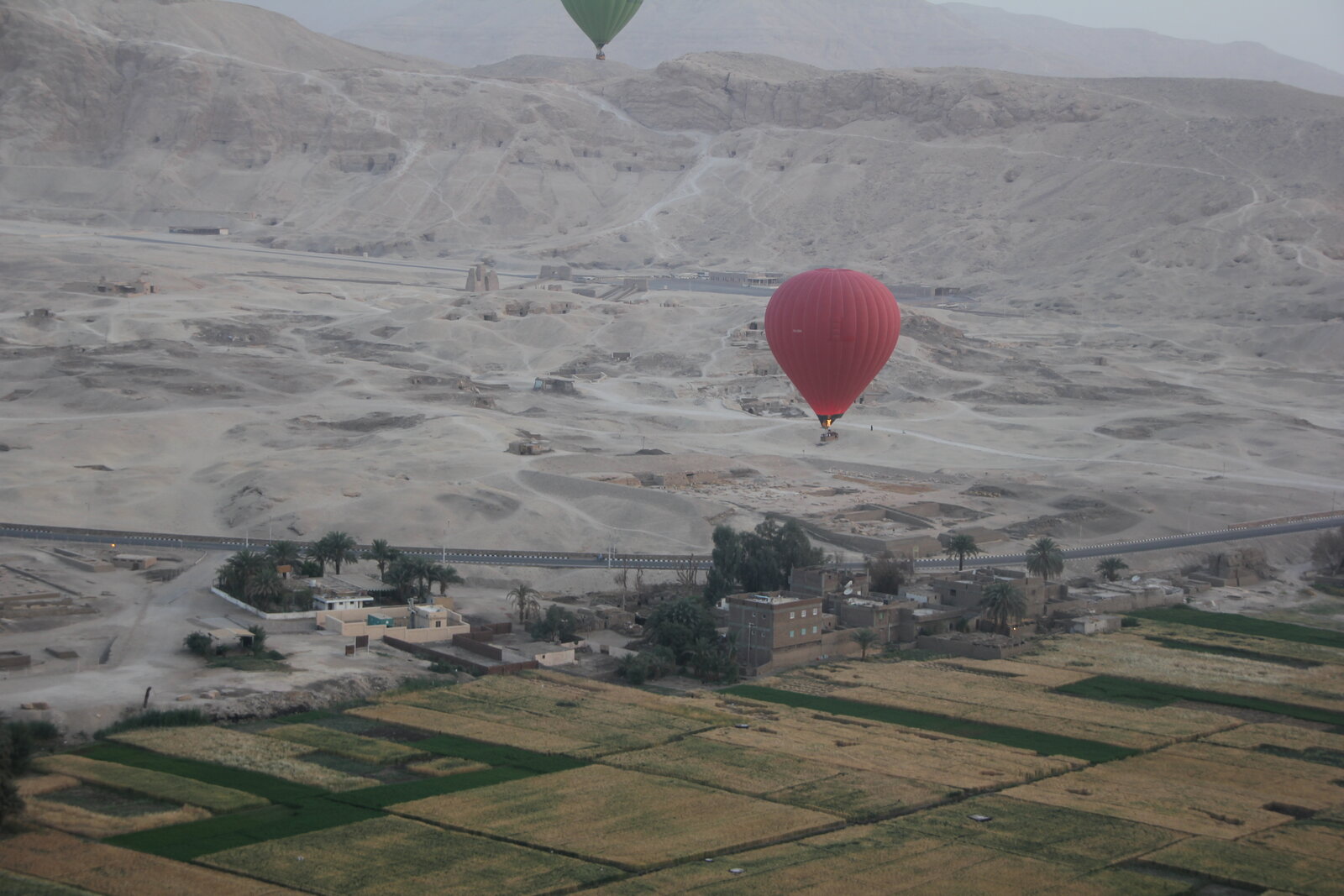 Louxor, montgolfière, Égypte